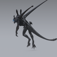 0010.png Makara beast  - rigged / posable [stl included ]