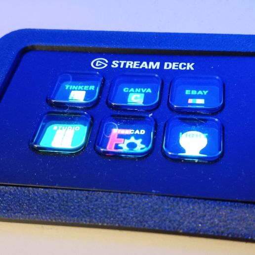 💻 Elgato Stream Deck Mini - Desk Surface Flush Mounts - 6 Button