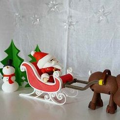 Pere_Noel.jpg Archivo STL gratuito Juguetes de Navidad listos para salir・Idea de impresión 3D para descargar, Tacol