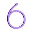 skinnyNumbers6and9.stl Тонкие минималистичные номера домов