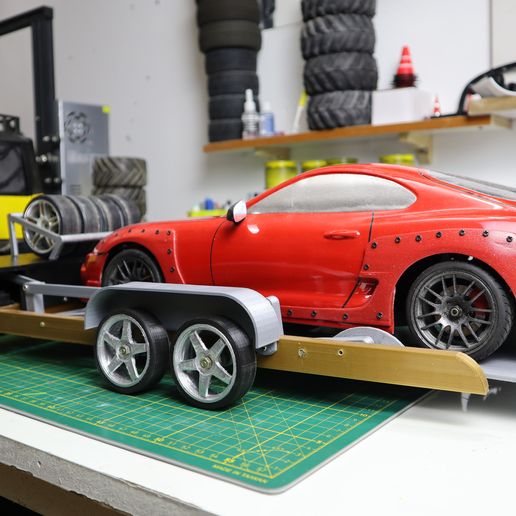 🚗 Toyota Supra 1:10 scale with wide body kit・ STL File for