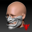 MM4.2.png Animatrix Mempo Mask / Half Hannya / Samurai  Oni Mask.