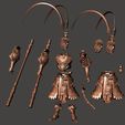 1a.jpg BLACK MYTH WUKONG 悟空 - mythical Armor keyed cut High Poly STL for 3D printing - 孙悟空    如意金钴棒  猪八戒