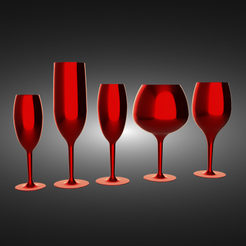 wine-glasses-5-in-1-render-1.png Файл STL Wine Glasses 5 in 1・3D-печатная модель для загрузки, FUN3D