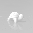 a14.png Cute Turtle Miniature - STL Printable