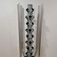 gray-tower-32-lights-bucket-595x793.jpg Modular Hydroponic Tower - Complete System