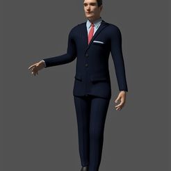 novio elegante suit.jpg STL file Groom to accompany wedding cake・3D printer design to download