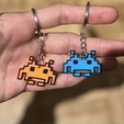 IMG_2463.png Space Invaders classic alien keychain