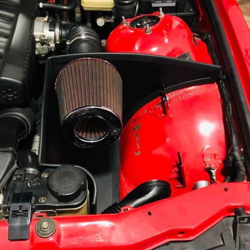 BMW-E36-COLD-AIR-INTAKE-1.jpg BMW E36 Cold Air Intake E36 / M Raodster / Z3 328i-3.0i , Escudo Térmico para Filtro de alto flujo