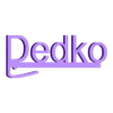 Dedko.stl Name tags for the cup