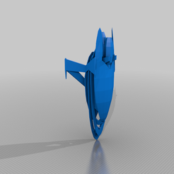Dilgar_Sekhmet_low_poly.png Fichier STL gratuit Croiseur Dilgar Sekhmet・Objet pour impression 3D à télécharger, BadQueenCreations
