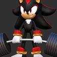 Close2.jpg Shadow the Hedgehog lifting weights