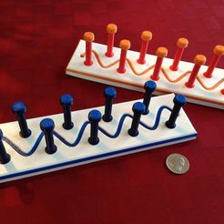 rack1_display_large.jpg Free STL file Necklace/Tie/Keychain Rack・3D printer model to download