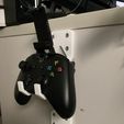 IMG_1457.jpg Xbox/Playstation (PS5,PS4) Controller Holder (Wall mount) - Compatible with both wired/wireless & installed phone holder accessory