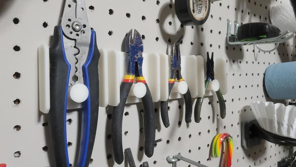 Download free STL file Pegboard Pliers Holder • 3D printer design ・ Cults