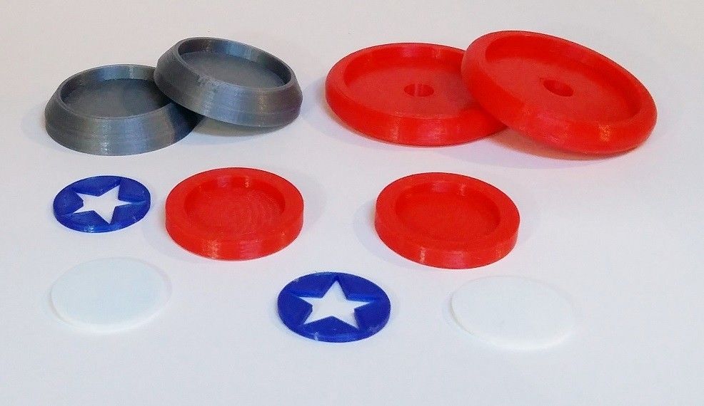 CapAmerica1.jpg Descargar archivo STL YOYO Captain America • Modelo para imprimir en 3D, 3dFactory