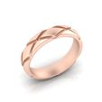 197.jpg Rose Gold Quilted Diamond Pattern Band Ring