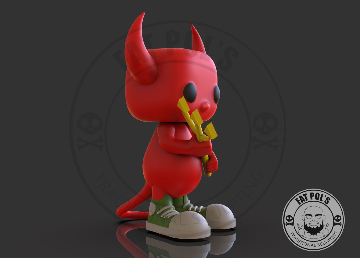 Download STL file FreeBSD Beasty - Funko Pop Custom • 3D printer design ...