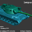 Leopard-1A1-front.png Leopard 1A1 German coldwar MBT 1:100
