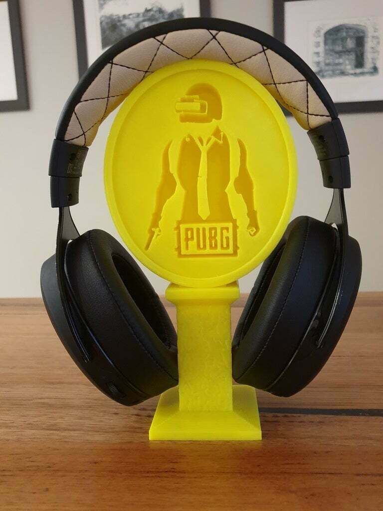 Download free STL file PUBG headset stand (PlayerUnknown's ...