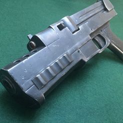 gunnm alita battle angel pistol (manga fan art)