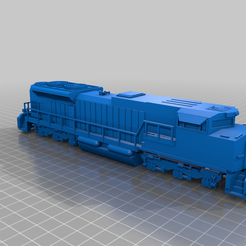 EMD_70ACe.png Free STL file Ho SD70Ace powered or non powered train Engine・3D printing design to download