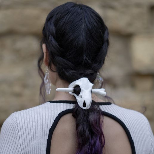 4.jpg DINOSAUR SKULL HAIRPIN