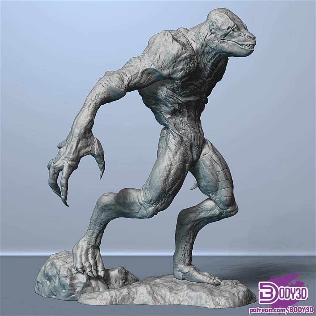 hfgdjgfhdjj-00000000[6.jpg Download free STL file Angry Lizardman • Model to 3D print, BODY3D