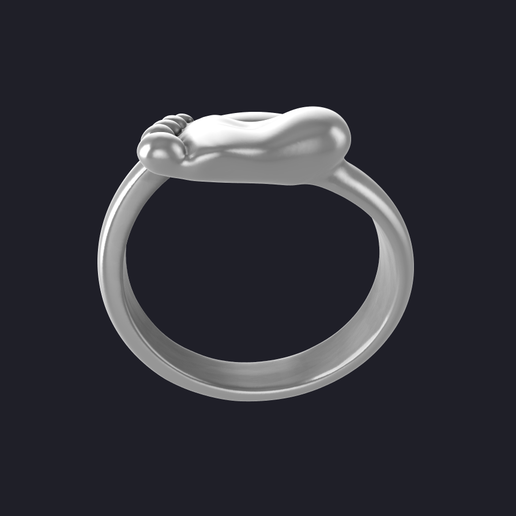 👶 Baby foot ring 3D MODEL・ 3D File for 3D printing・Cults