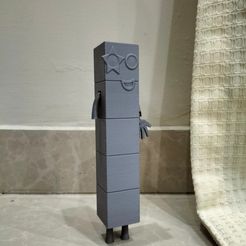 1.jpg STL file number block 5・3D printing idea to download