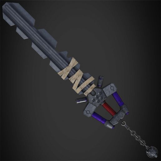 Fenrir_frame_0000.jpg Kingdom Hearts Fenrir Keyblade for Cosplay