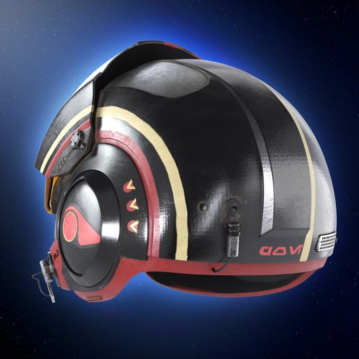 SF・ファンタジー・ホラー STAR WARS POE DAMERON Helmet Star Wars The Black Series Poe Dameron Electronic X-Wing