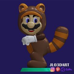 mariotanoki.jpg STL file Tanooki Super Mario Bros the movie・3D print object to download