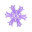 snowflake1.STL Файл STL Christmas ornaments - pack1・3D-печатная модель для загрузки