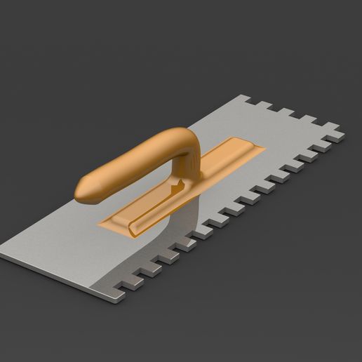 taloche30x10crans.jpg 3D Model – Professional Plastering Trowel 30x10 cm (Smooth & Notched Versions)