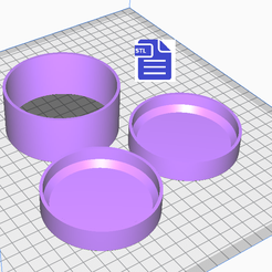 STL00554-1.png Archivo 3D Molde de bomba de baño Puck・Modelo imprimible en 3D para descargar