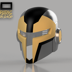 Rogue.png 3D file Rogue Mandalorian Helmet・3D printer model to download