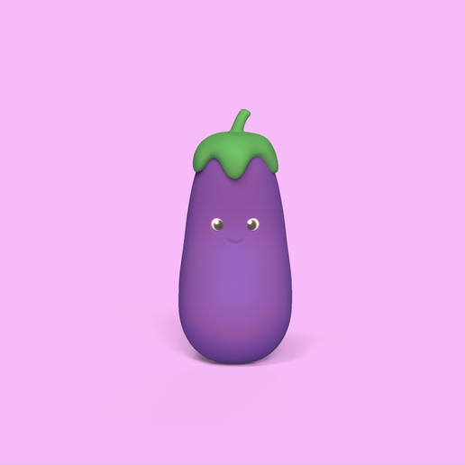 Eggplant1.png Cute Vegetables