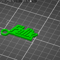 felix.png 3MF file Felix Flexible Keychain・3D printer model to download