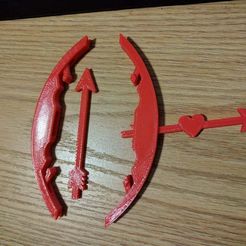 Bow and Arrow - Shoot an arrow / Valentines Day Heart Arrow up to 5 metres!