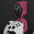350.jpg Joypad Stand Squid Guard - Support de manette imprimable en 3D STL