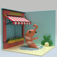 2026-08-25-1.png Pearl’s Rainy Day – Mini Diorama | 3D Printable