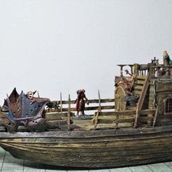 9.jpg Archivo STL gratis Accesorios de la nave: puerta, ventana y escalera para mi proyecto de nave.・Objeto de impresión 3D para descargar