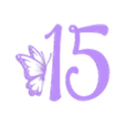 15 - MARIPOSA + 15.stl Lampe 15