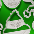 render_009.png STL file Set 8 cortadores Grinch・3D printing model to download
