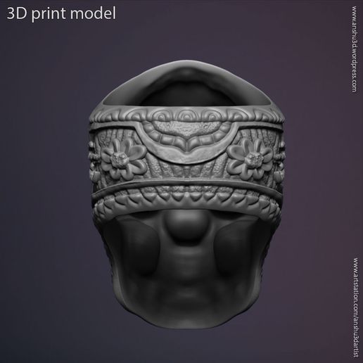 Ornamental_skull_vol1_ring_z4.jpg Ornamentaler Totenkopf vol1 Ring