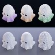 MunnyStuff_Halloween_Ghost_Mosaic_TopLeft.jpg Munny Stuff | Halloween Ghost | Artoy Figurine Accessories