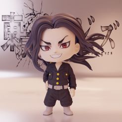R1.jpg Archivo STL Baji Keisuke - Tokyo Revengers・Modelo para descargar y imprimir en 3D