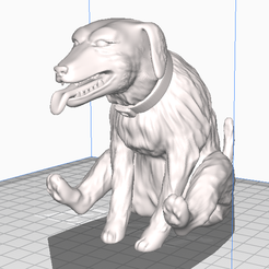 dog-2.png STL file Funny Dog paperweight・3D printing design to download