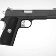 008.jpg Remington 1911 Enhanced pistol from the game Tomb Raider 2013 3D print model3
